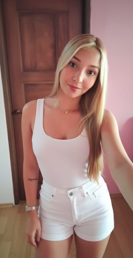 Angel, escort di 22 anni, si scatta un selfie a Málaga